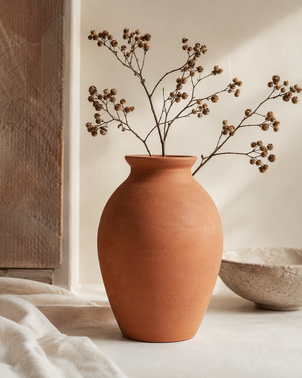 Vaso terracota demonstrativo